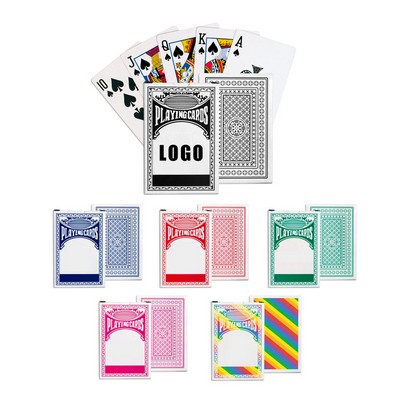 Premium Paper Custom Poker Playing Cards w/ Box