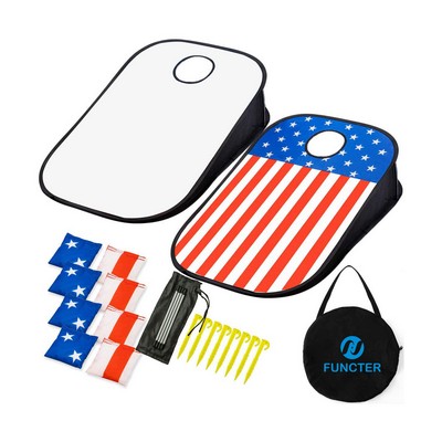 Customizable Foldable Sandbag Toss Board Set for Kids