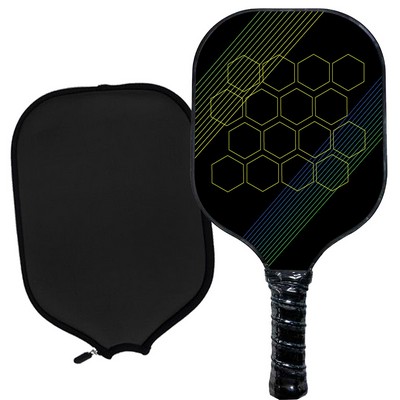 Carbon Fiber Pickleball Paddle With Cover - Single
