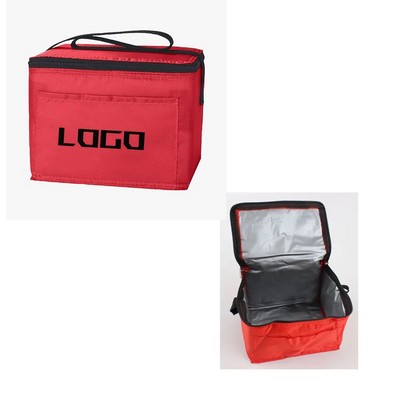 6 Can Polyester Lunch Cooler Bag